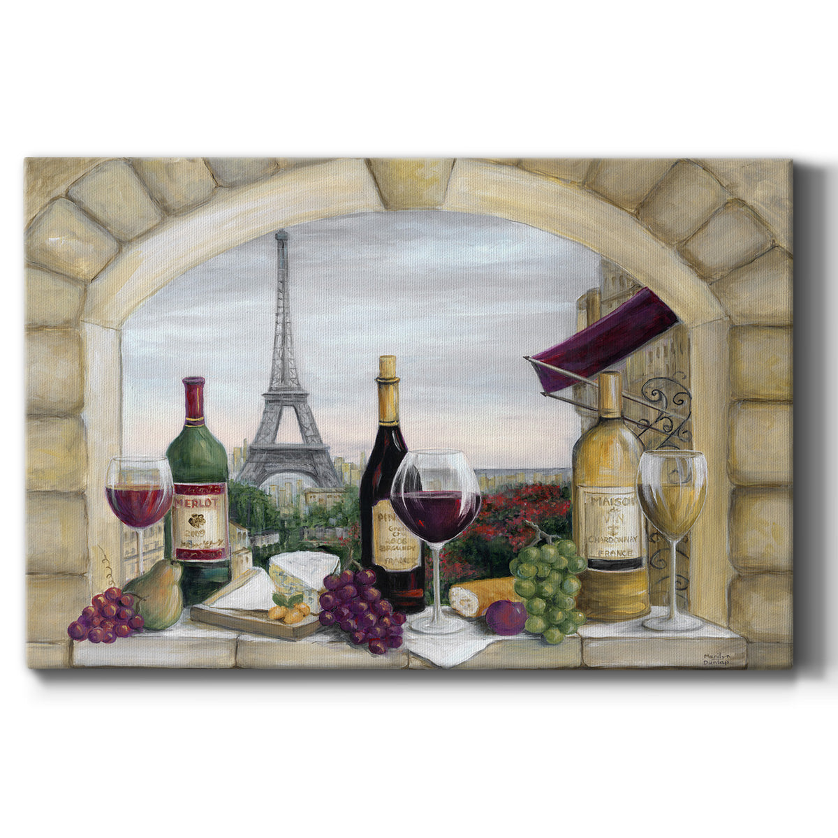 Paris Delight Premium Gallery Wrapped Canvas - Ready to Hang