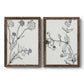 Botanical Study I   - Premium Framed Canvas 2 Piece Set - Ready to Hang