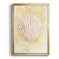 Salty Seashell II - Modern Framed Canvas Print