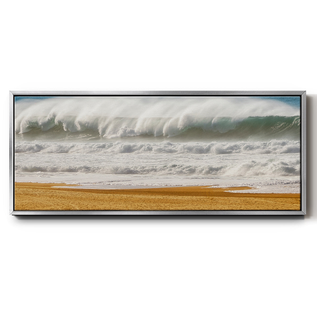 The Challenge - Floater Framed Canvas Print