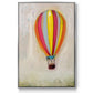 Lucky Hot Air Balloon - Framed Premium Gallery Wrapped Canvas L Frame - Ready to Hang