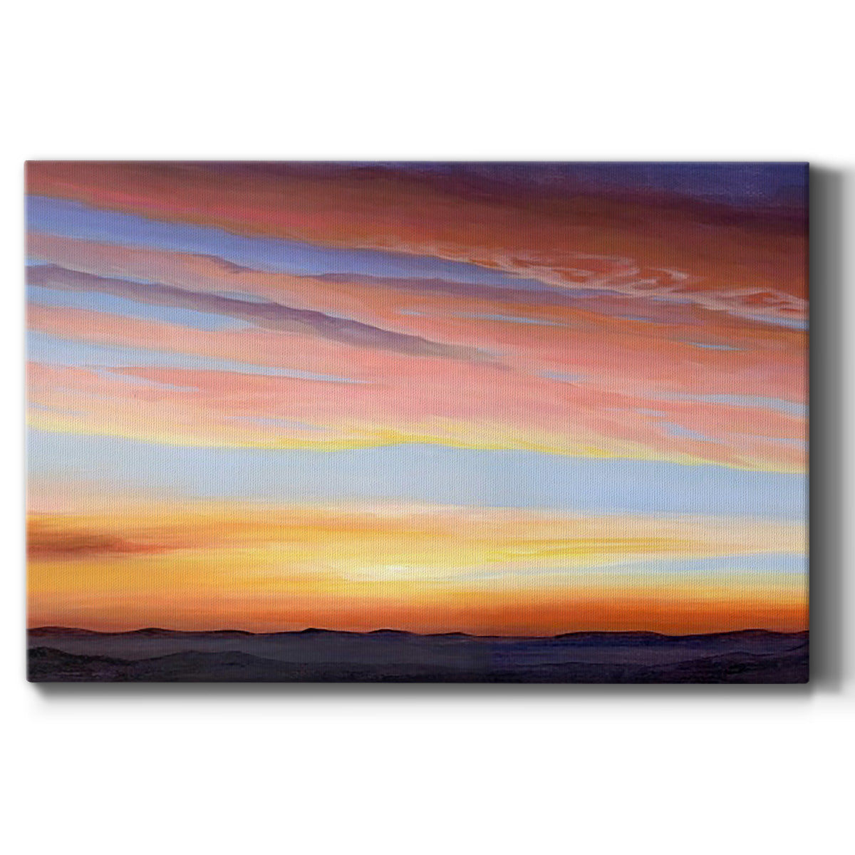 Ignited Dusk III - Canvas Art Print