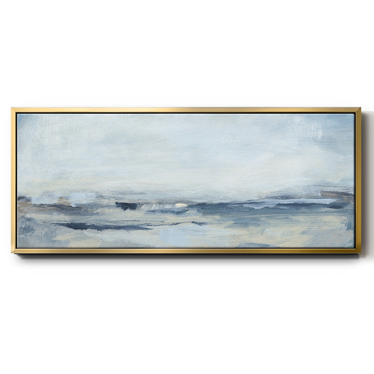 Sailing I - Floater Framed Canvas Print