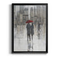 Rain in The City I - Modern Framed Canvas Print