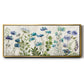 Blue Meadow - Floater Framed Canvas Print