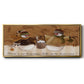 Snowballs - Floater Framed Canvas Print
