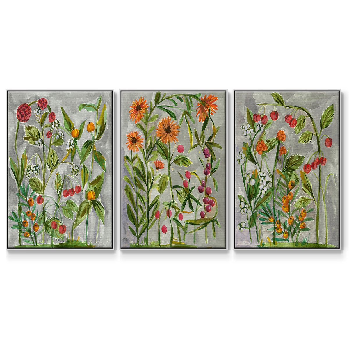 Dear Nature I - Floater Framed Canvas Set