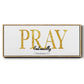 Pray Continually - Floater Framed Canvas Print
