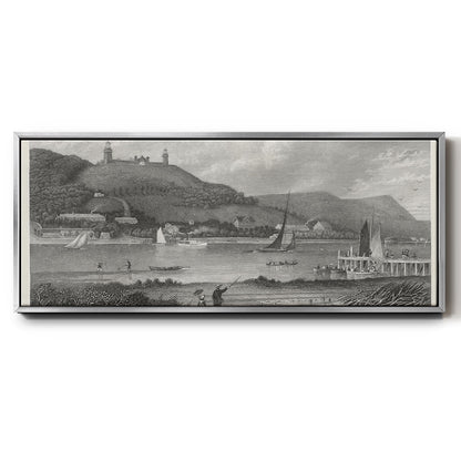 The Highlands of the Neversink - Floater Framed Canvas Print