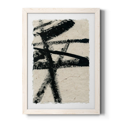 Lines Crossed III - Premium Canvas Framed in Barnwood - Ready to Hang