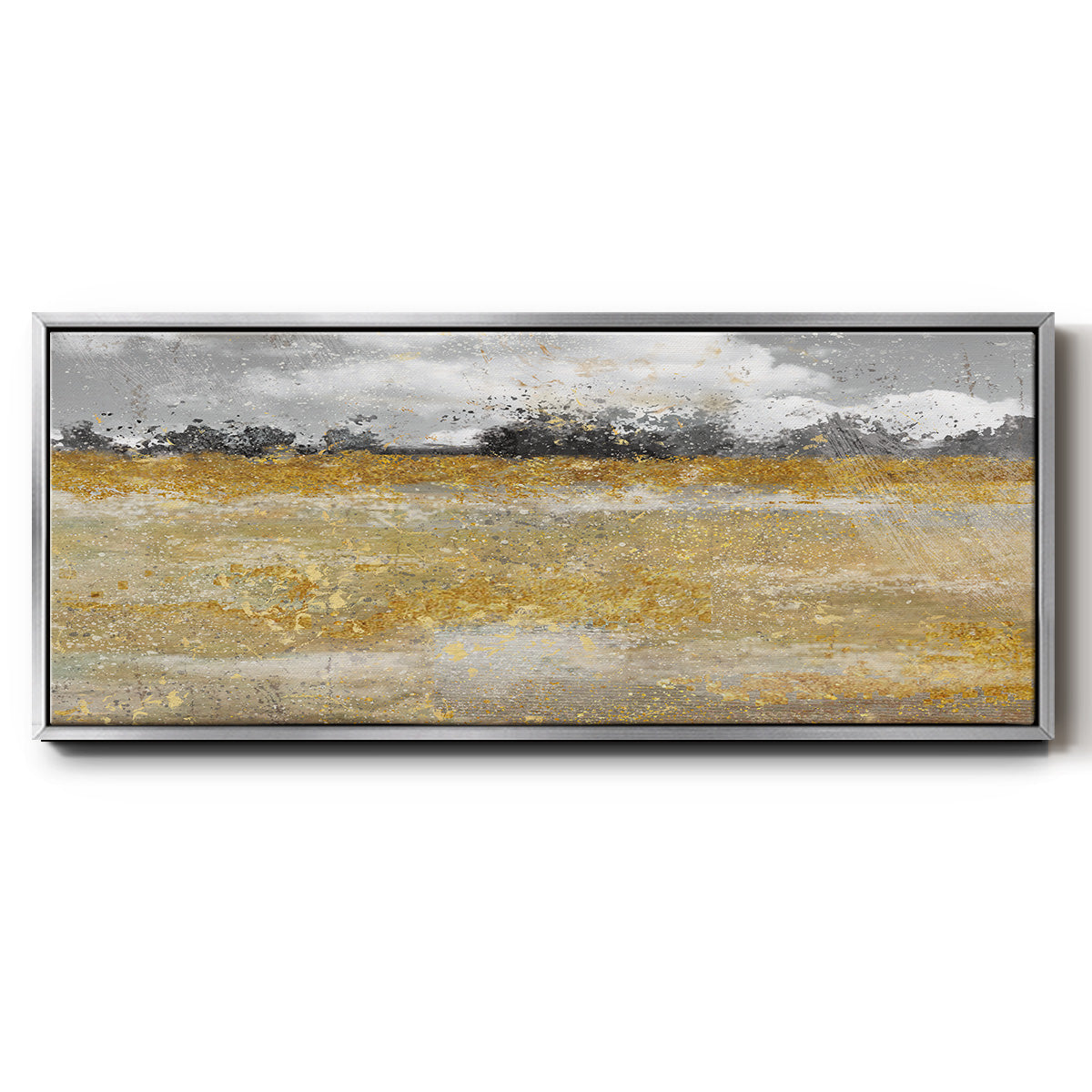 Meadow Shimmer II - Floater Framed Canvas Print