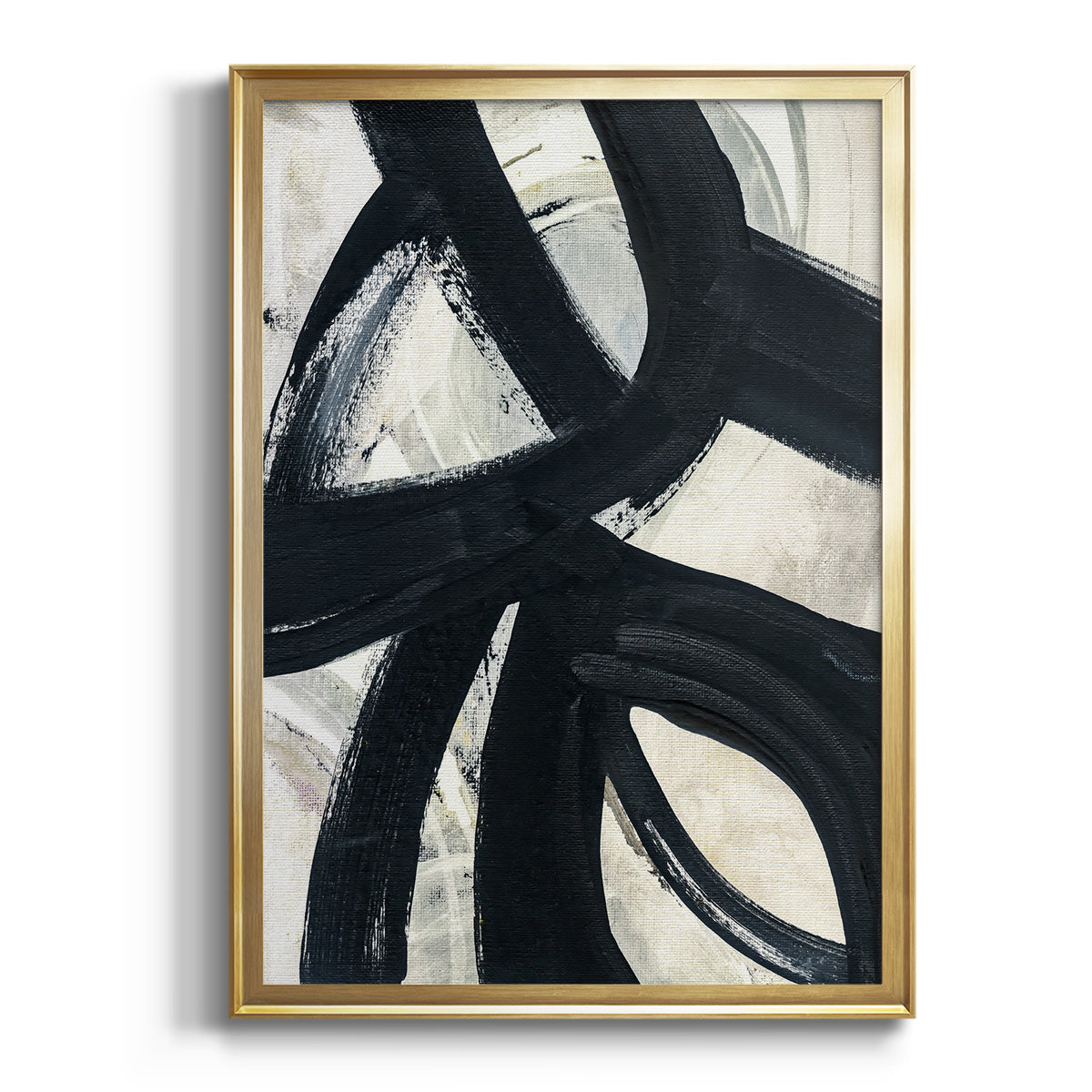 A Day in Brooklyn - Modern Framed Canvas Print