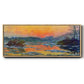 Sunset on the Seine in Winter, 1880 - Floater Framed Canvas Print
