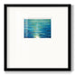 Deep Blue Premium Framed Print Double Matboard