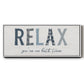 Relax - Floater Framed Canvas Print