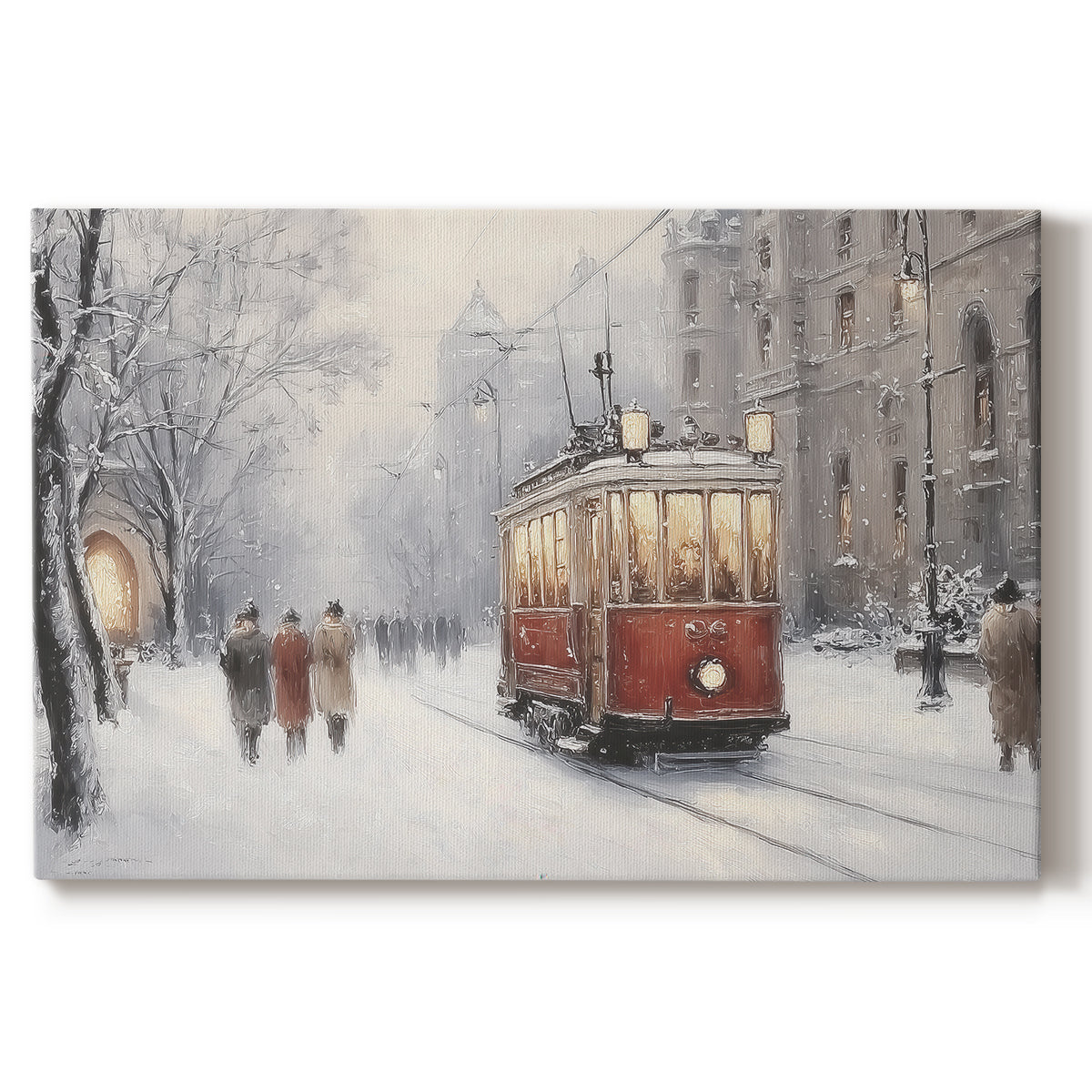 Frostlit Blessing of Eve - Canvas Art Print