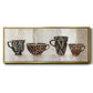 Coffee Skins I - Floater Framed Canvas Print