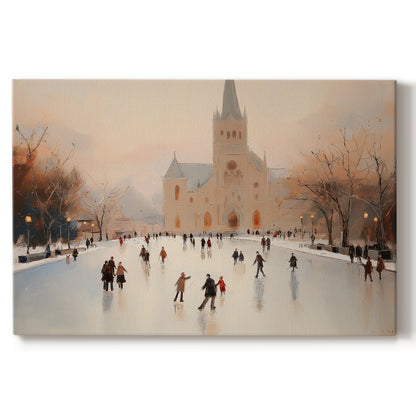 Tinsel-Gold Whisper of Dusk - Canvas Art Print