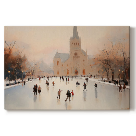Tinsel-Gold Whisper of Dusk - Canvas Art Print