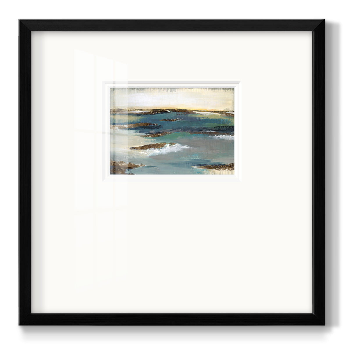 Coastal Bluffs - Double Matboard Framed Print