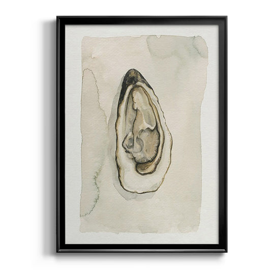 Soft Half Shell I - Modern Framed Canvas Print