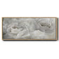 Soft Peony Lace - Floater Framed Canvas Print