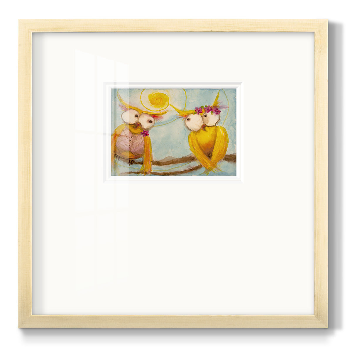 Hoos Branch for Two - Double Matboard Framed Print