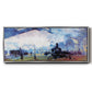 Saint Lazare Station in Paris - Floater Framed Canvas Print