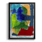 Brights Strokes II - Modern Framed Canvas Print