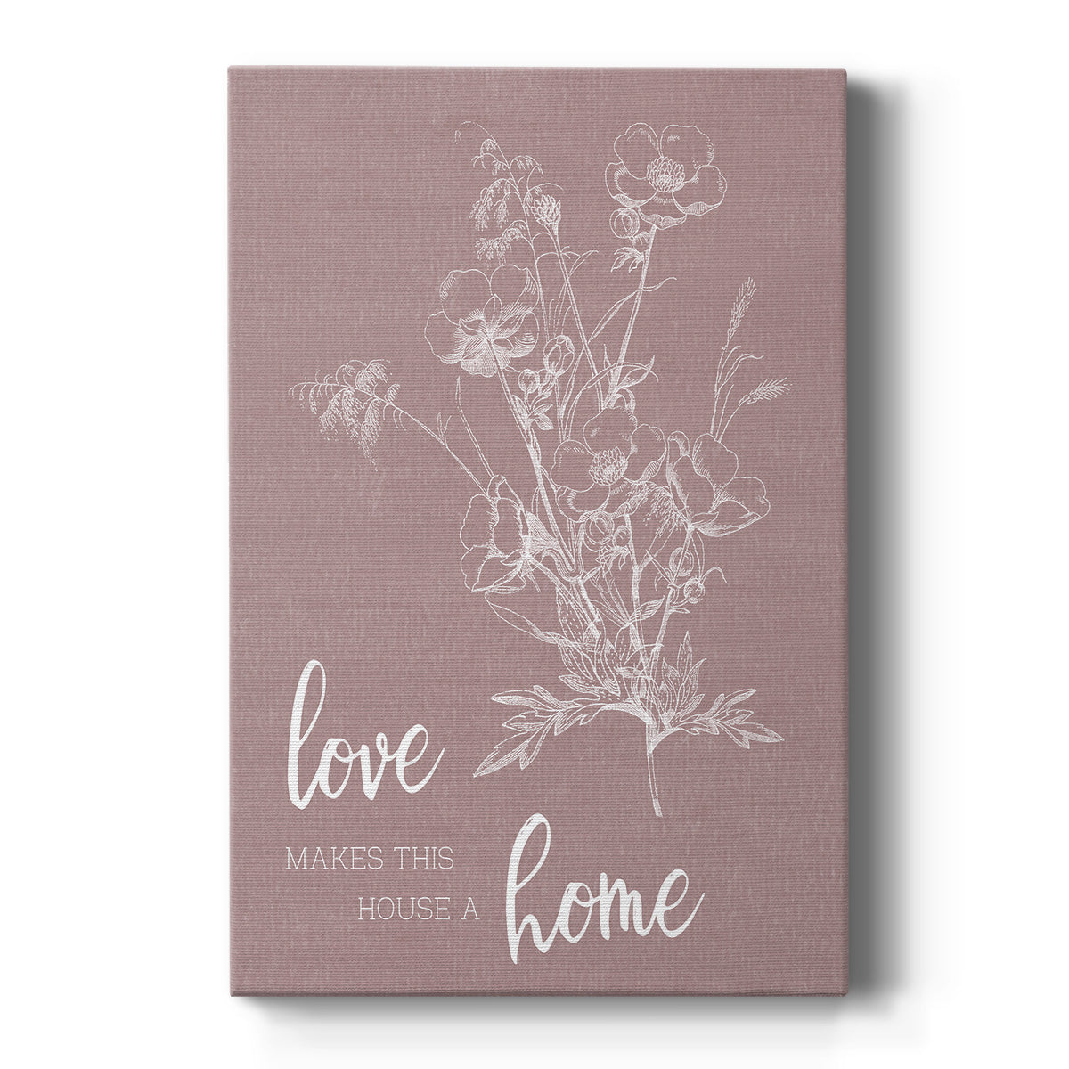 Love Home Premium Gallery Wrapped Canvas - Ready to Hang