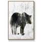 Bear Totem - Floater Framed Canvas Print