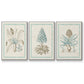 Willow Blue Besler IV - Framed Premium Gallery Wrapped Canvas L Frame 3 Piece Set - Ready to Hang