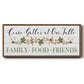 Feeding Friends I - Floater Framed Canvas Print