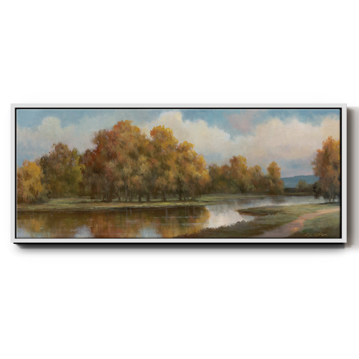 Shenandoah II - Floater Framed Canvas Print