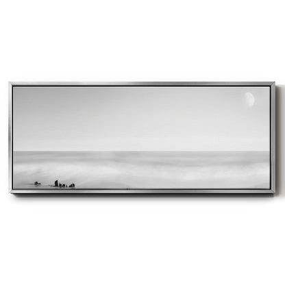 Black & White Water Panel XIV - Floater Framed Canvas Print