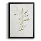 Windblown Leaves II - Modern Framed Canvas Print