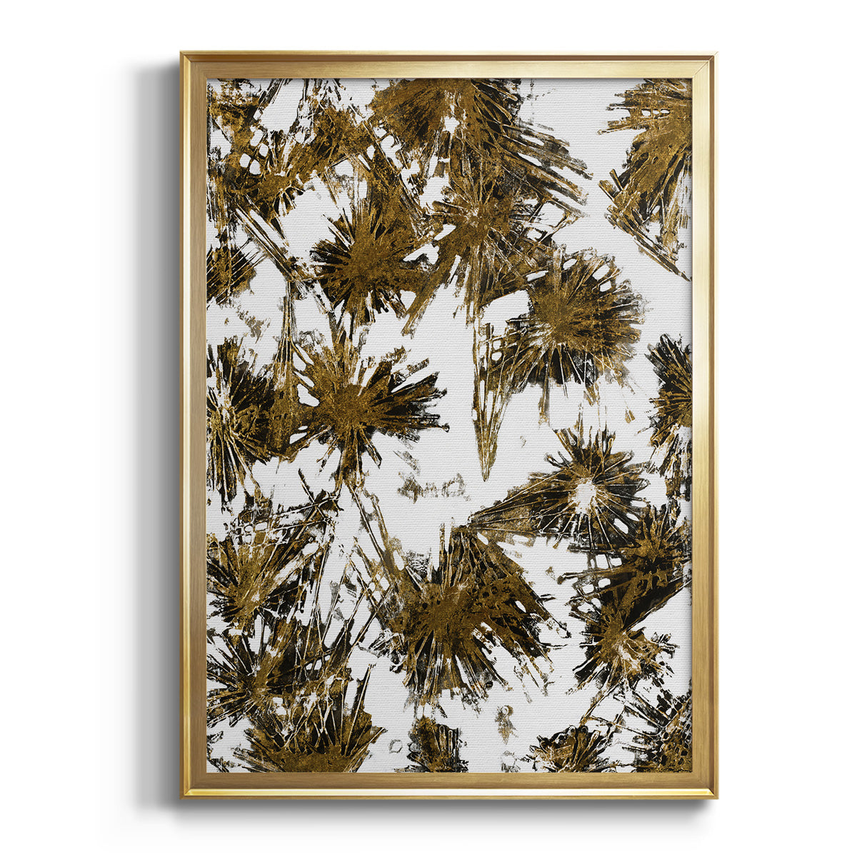 Fireworks - Modern Framed Canvas Print