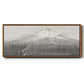 Mount Shasta - Floater Framed Canvas Print
