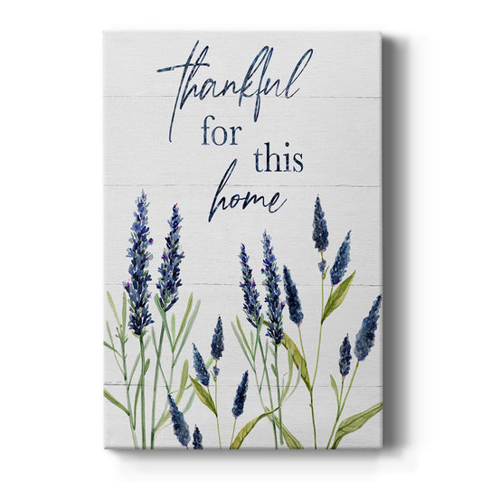 Thankful for this Home - Canvas Art Print