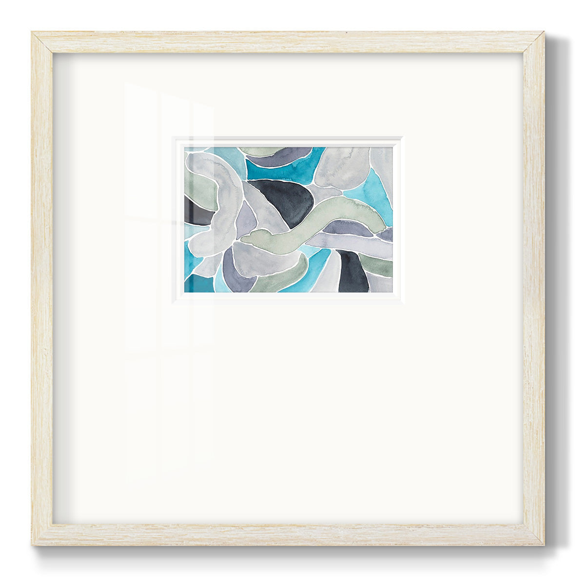 Subtle Billows II Premium Framed Print Double Matboard