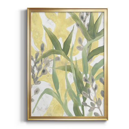 Sea Grass Fresco III - Modern Framed Canvas Print