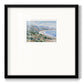 Coastal Mist II - Double Matboard Framed Print