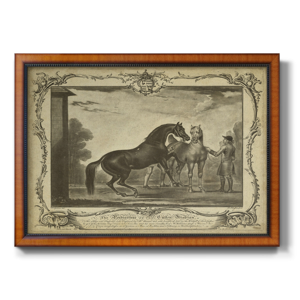 Distinguished Horses III Premium Framed Canvas- Ready to Hang