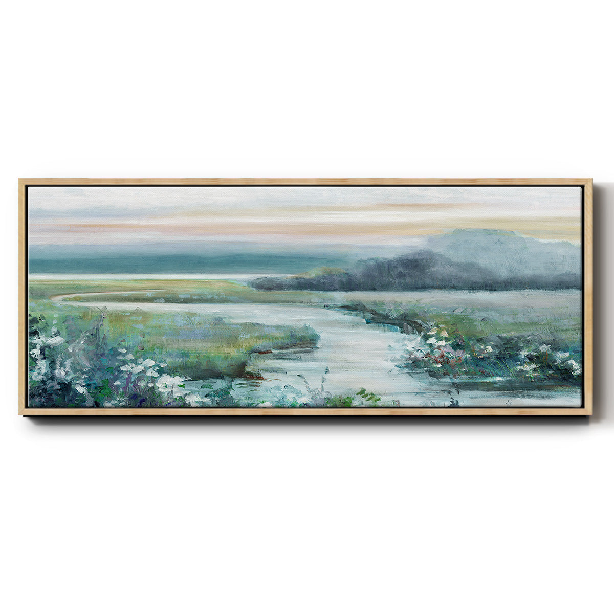 Eternity in Twilight - Floater Framed Canvas Print