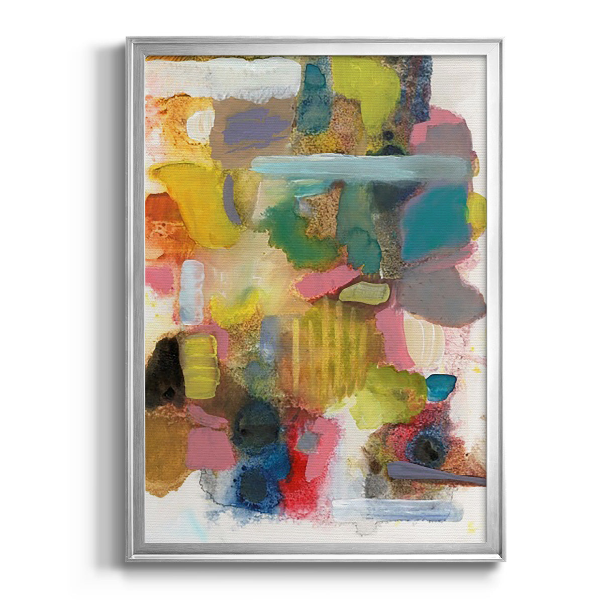 Everything at Once II - Modern Framed Canvas Print