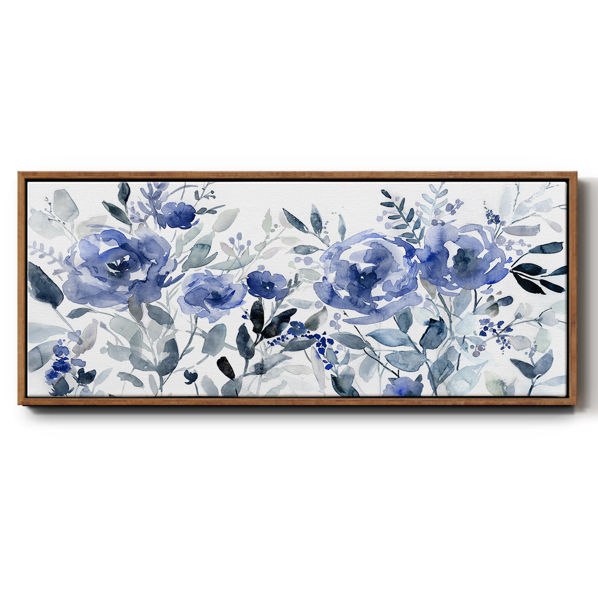 Painters Field of Flowers - Floater Framed Canvas Print