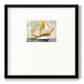 Golden Sail IV - Double Matboard Framed Print