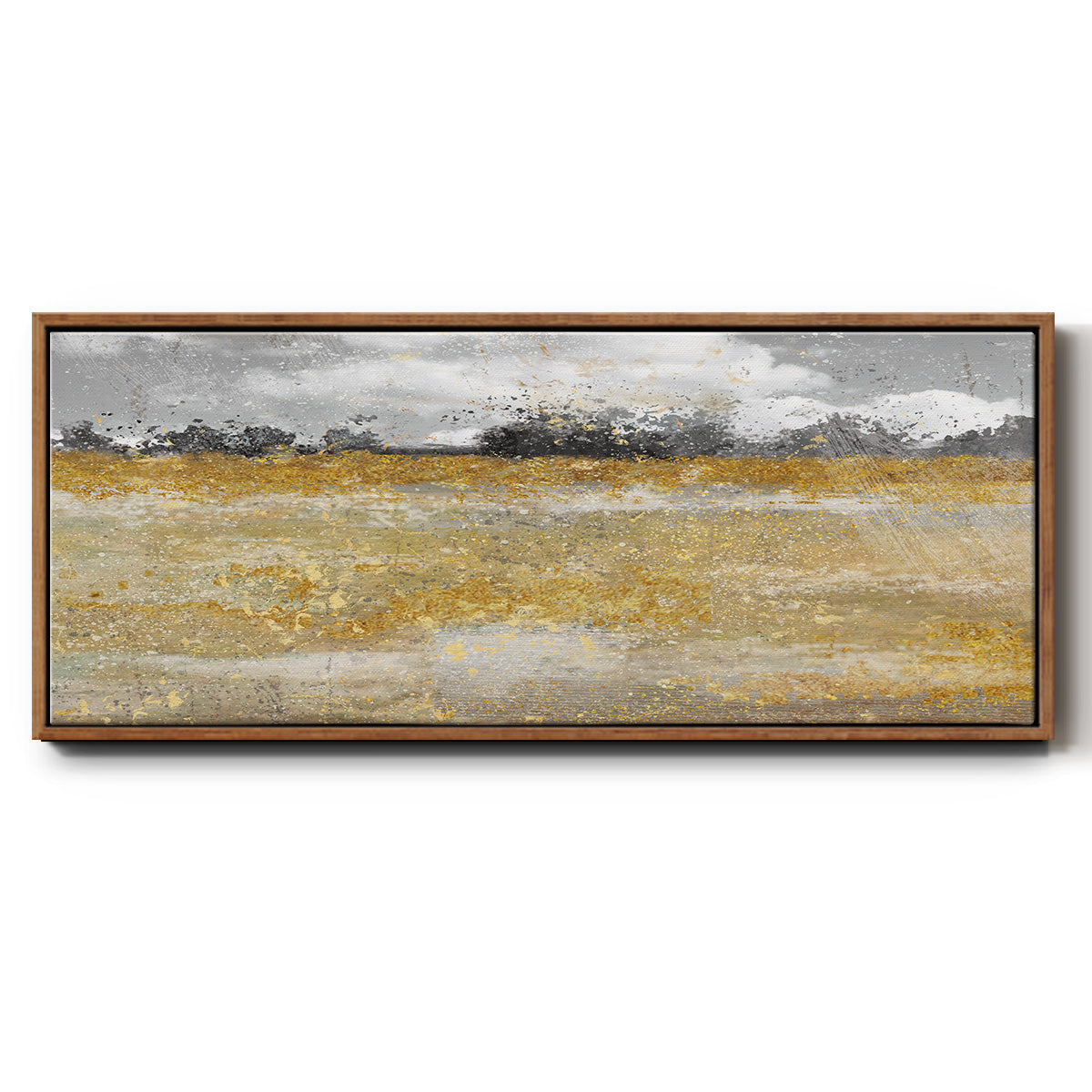 Meadow Shimmer II - Floater Framed Canvas Print