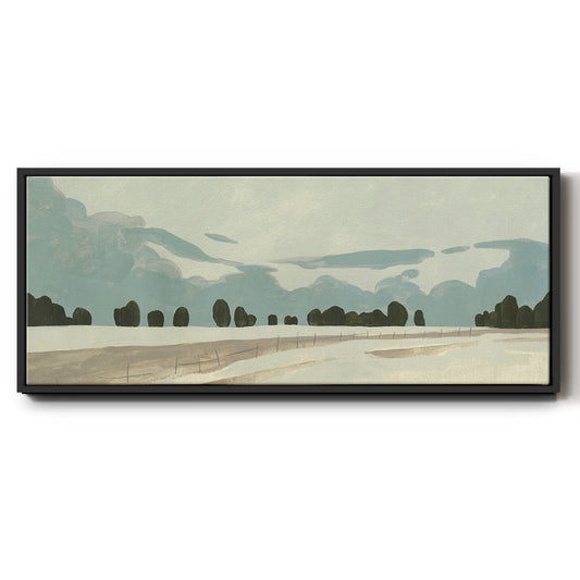 Farmland Study IV - Floater Framed Canvas Print