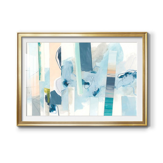 Liquid Strata II - Modern Framed Art Print